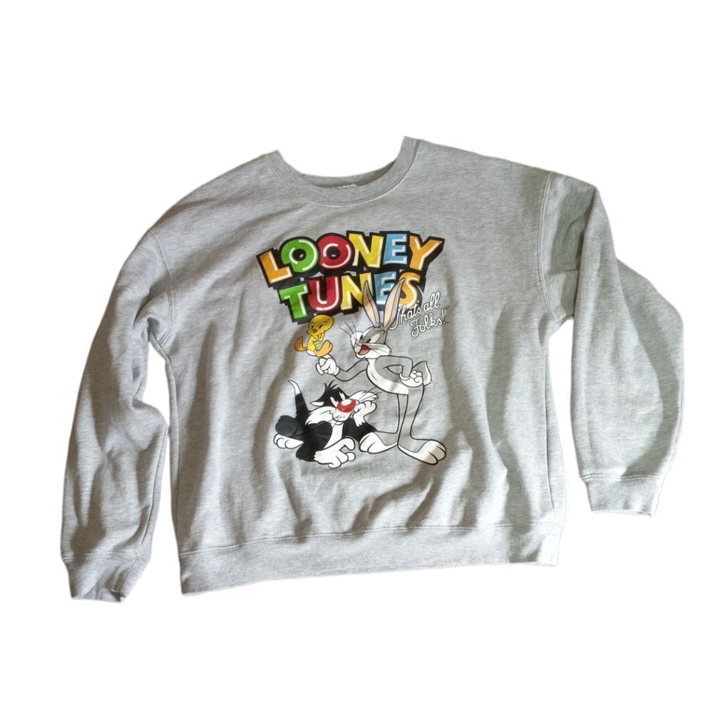 Warner Brothers LOONEY TUNES "That's all Folks" sweatshirt, sz 2X